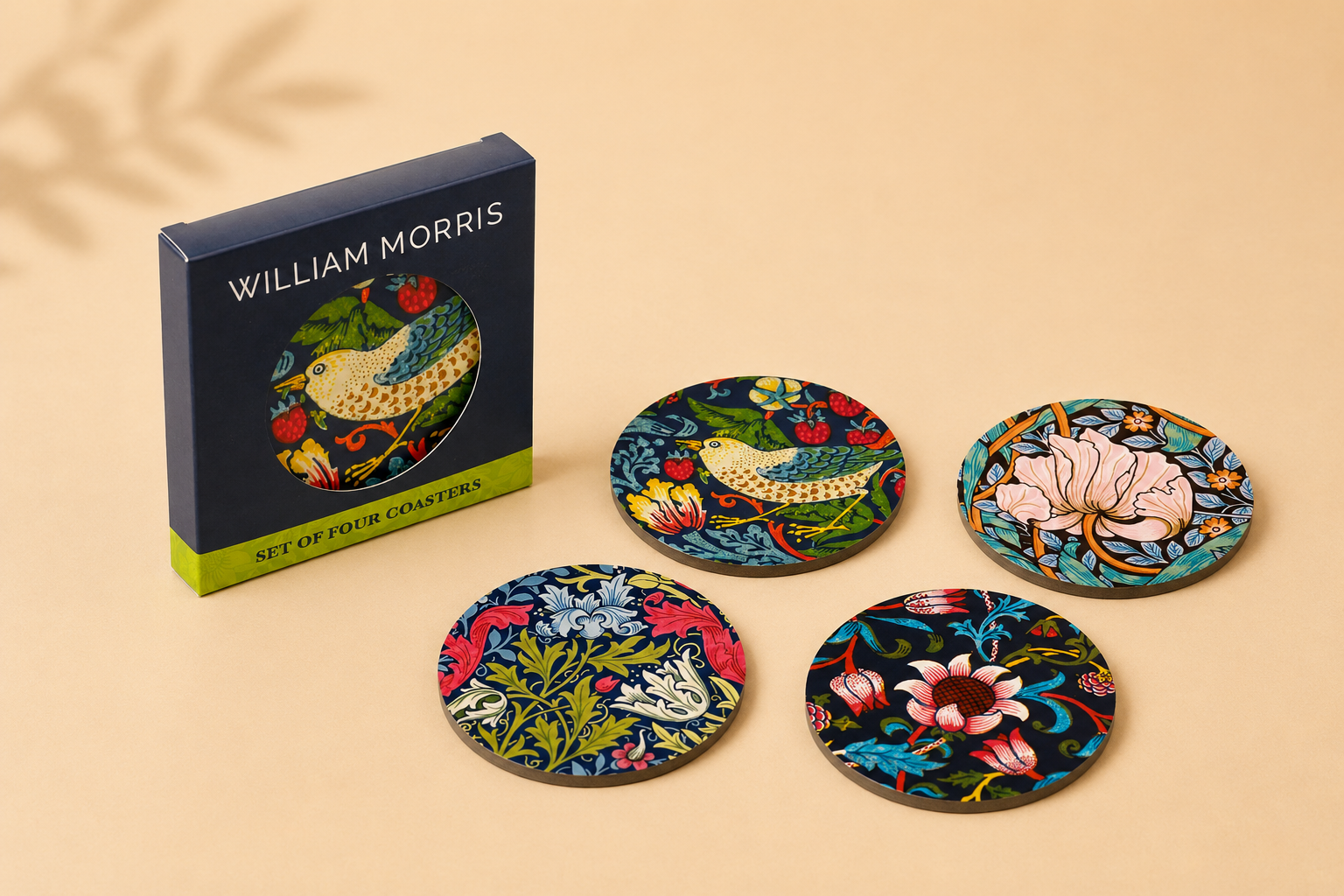 William Morris - glasunderlägg